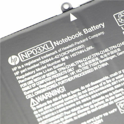 Original 43Wh Battery NP03XL For HP Pavilion X360 13-A010DX TPN-Q146 Q147 Q148 - Bild 3 von 6