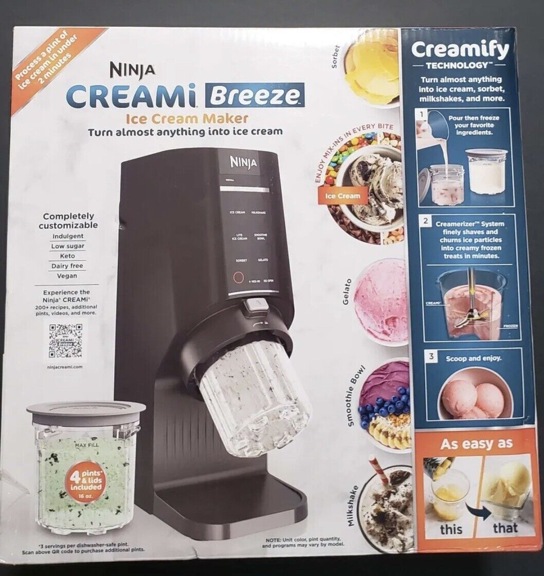 Ninja CREAMi Ice Cream Maker Comparison New Breeze vs Deluxe I