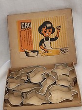DDR Cro Mefa Ausstechformen Ausstecher Kekse Pl&auml;tzchen 10 Teile Weihnachten