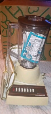 Hamilton Beach Scovill 7 Speed Blender 1978 Model 600-1 Never Used! 