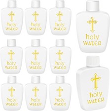 10 Pcs Holy Water Bottles Plastic 2oz Container Empty 10Pcs