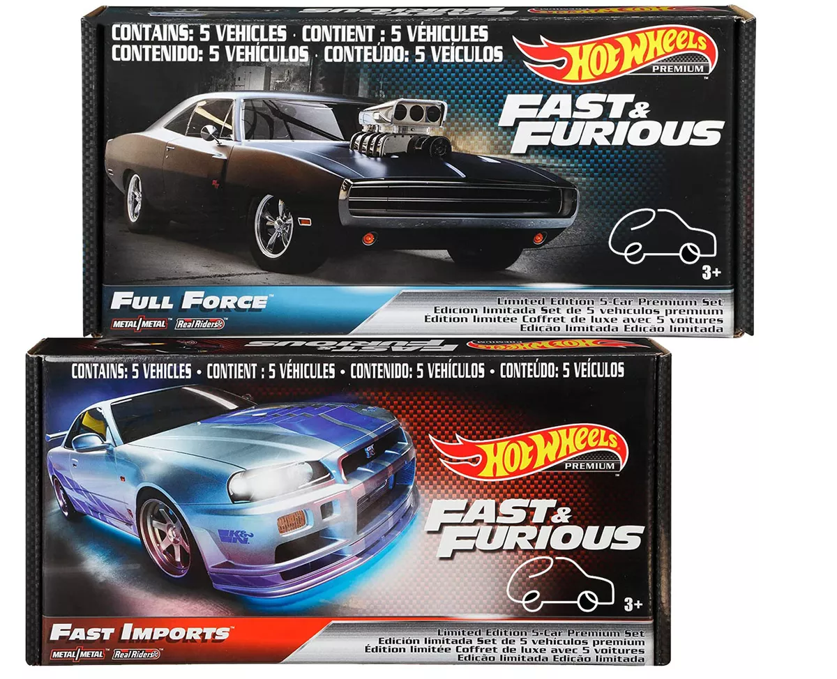 Hot Wheels Fast & Furious Premium Fast Imports And Full Force YOU