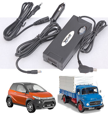 XCELL NETZTEIL 120W 110-240V + KFZ-ADAPTER PKW LKW 12V 24V F HP OFFICEJET 100 99
