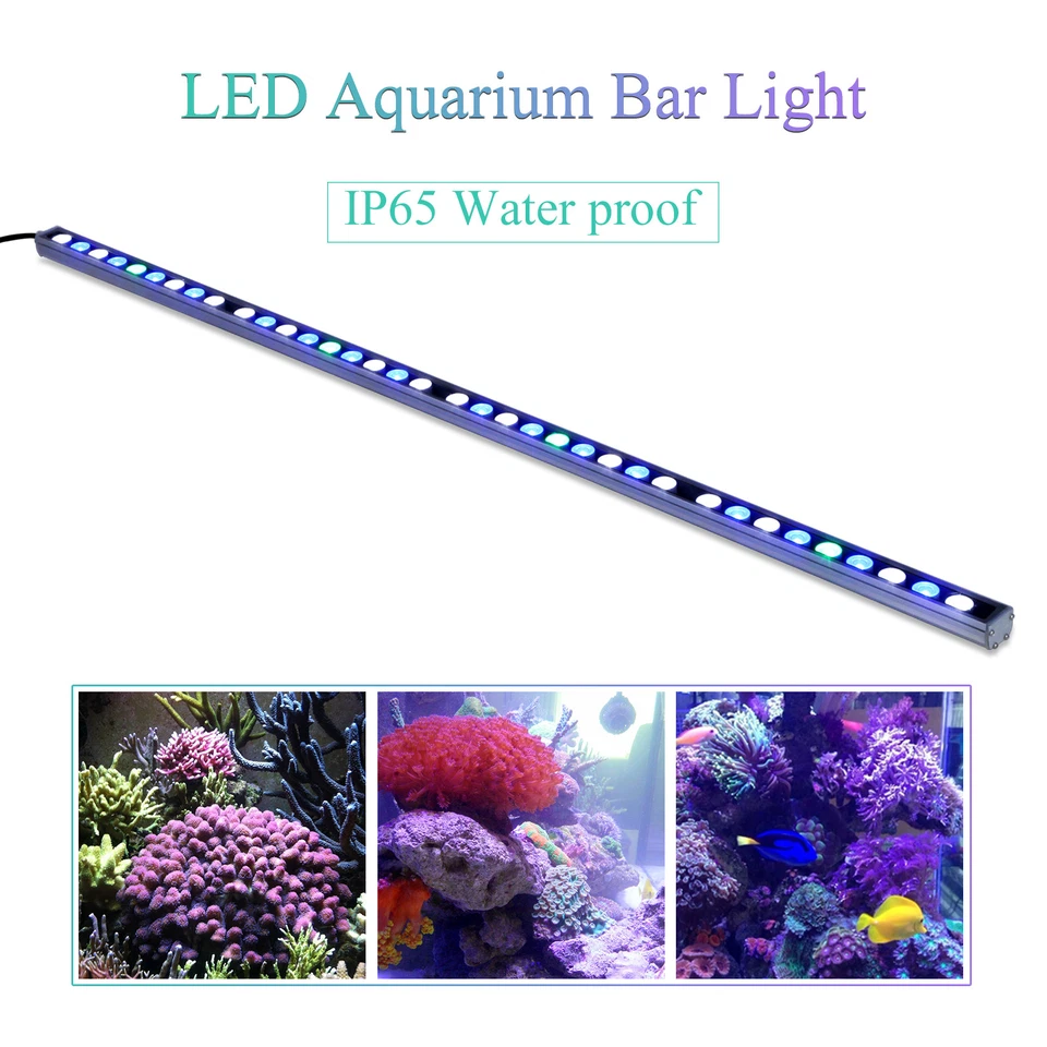 45inch led aquarium light strip bar white&blue spectrum fish Marine Reef Coral - Image 3 of 4