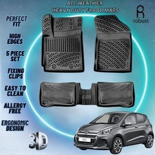 Custom Floor Mats Fits Hyundai I-10 2019-2025 Tpe Rubber All Weather 3d Liners Custom Floor Mats Fits Hyundai I-10 2019-2025 Tpe Rubber All Weather 3d Liners