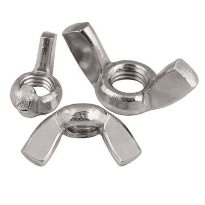 M3 M4 M5 M6 M8 M10 M12 A2 304 Stainless Steel Wing Nuts Butterfly Nut