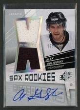 2008-09 SPx Rookies Jersey Autograph #181 Alex Goligoski RC 625/999 *17370