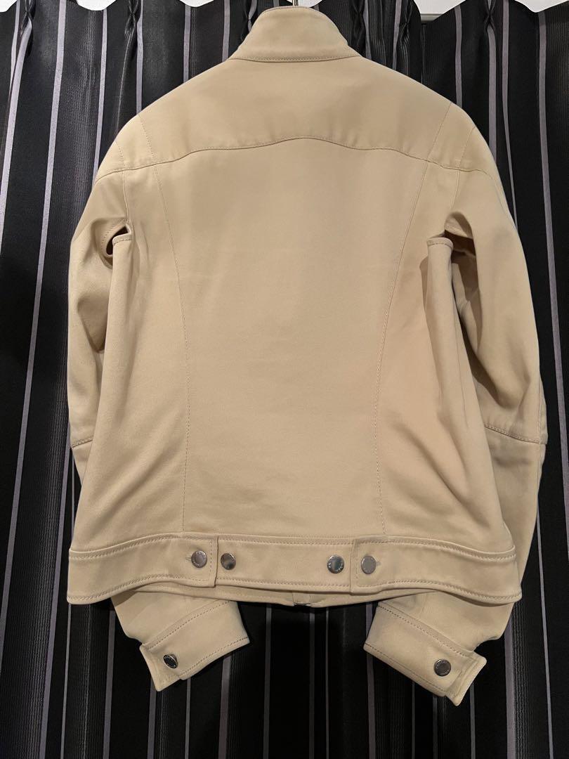 PRADA Archive Riders Jacket Light Outerwear 48 Beige Yellow PRADA Archive Riders Jacket Light Outerwear 48 Beige Yellow