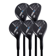 Senior Mens Rife RX7 Hybrid Irons Set 7-SW Senior Flex Graphite Right Handed