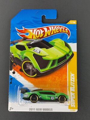 Super Blitzen #17/244 2011 New Models Green 17/50 Hot Wheels