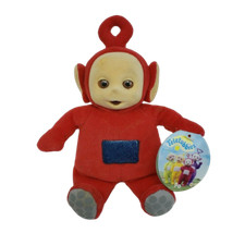 8" VINTAGE EDEN PO RED TELETUBBIES MINI BEAN BAG STUFFED ANIMAL PLUSH TOY W TAG