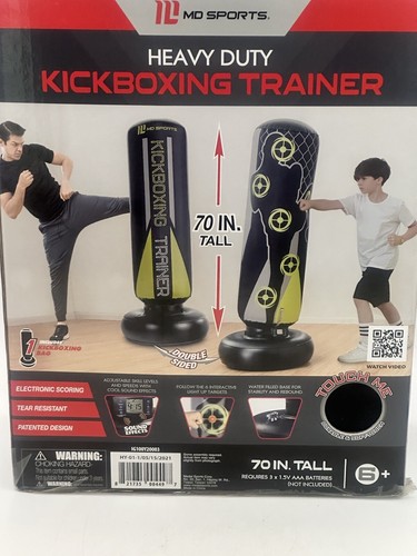 Heavy Duty Kickboxing Trainer MD Sports Inflatable 70” Tall Electronic Score - 第 8/17 張圖片