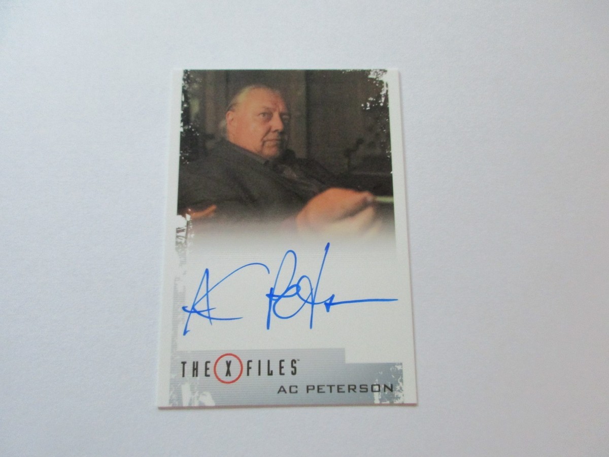 X-Files Seasons 10 & 11 Trading Cards - AC Peterson as Mr. Y