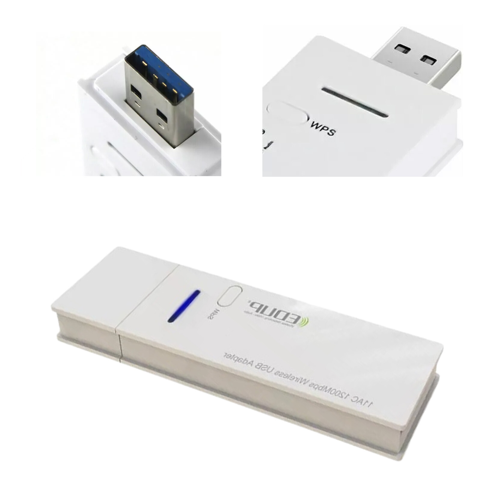  EDUP EP-AC1601 802.11 AC 1200Mbps 2.4G/5.8G Dual Band Wireless USB Wifi AdapttQ