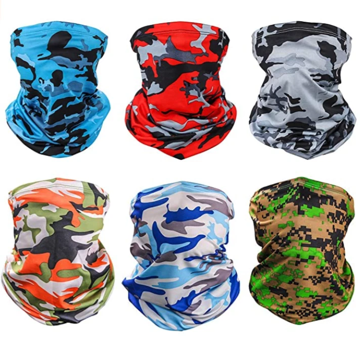 50 Neck Gaiter Sun UV Protection Face Mask Neck Gaiter Windproof Scarf Sunscreen