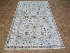 6 x 9'3 Hand Knotted Ivory Sultanabad Oushak Fine Oriental Rug Ushak G8389