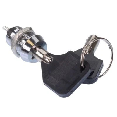 DAIER On-Off 12mm Key Operated Switch SPST 1A