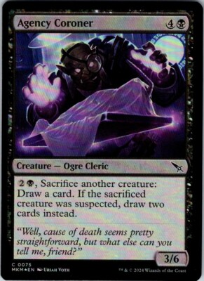 Magic the Gathering Foil Agency Coroner Murders at Karlov Manor MTG