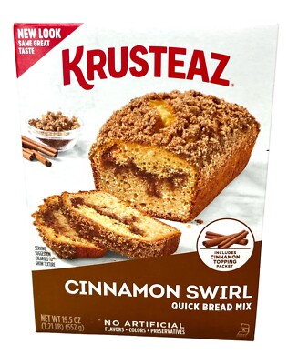 Krusteaz Cinnamon Swirl Quick Bread Mix 19.5 oz