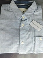 Tom Tailor Herren Hemd Dobby Regular Hellblau Gr.M