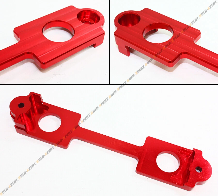 Barra de amarração para bateria de alumínio tarugo vermelho para 2012-2021 FRS 86 BRZ WRX STi JDM - Imagem 2 de 2