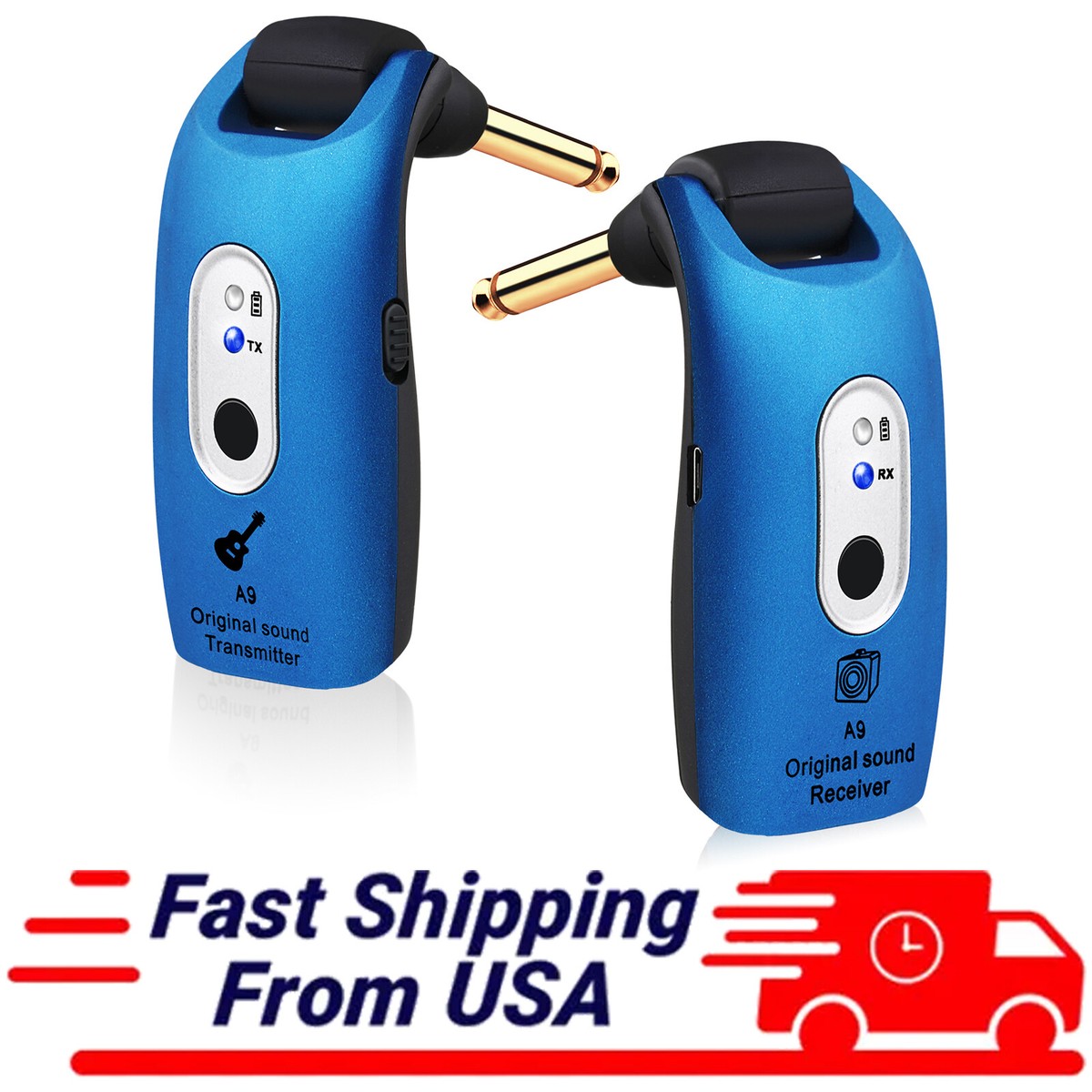 Sistema Wireless Per Chitarra AKLOT - Trasmettitore E Ricevitore 2.4 GHz - Foto 7