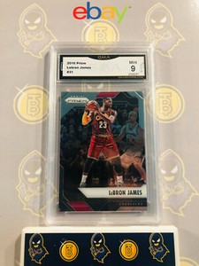 2016-Prizm-Lebron-James-31-9-MINT-GMA-Graded-Cavs-Basketball-Card