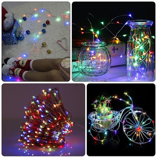 8 Modes 200LED Solar Fairy String Light Copper Wire Waterproof Garden Yard Decor - Bild 35 von 42