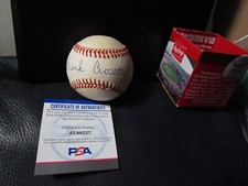 Frank Crosetti signed Baseball PSA Certified