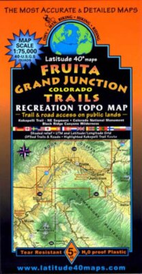 Latitude 40 - Fruita, Grand Junction trail map - Colorado