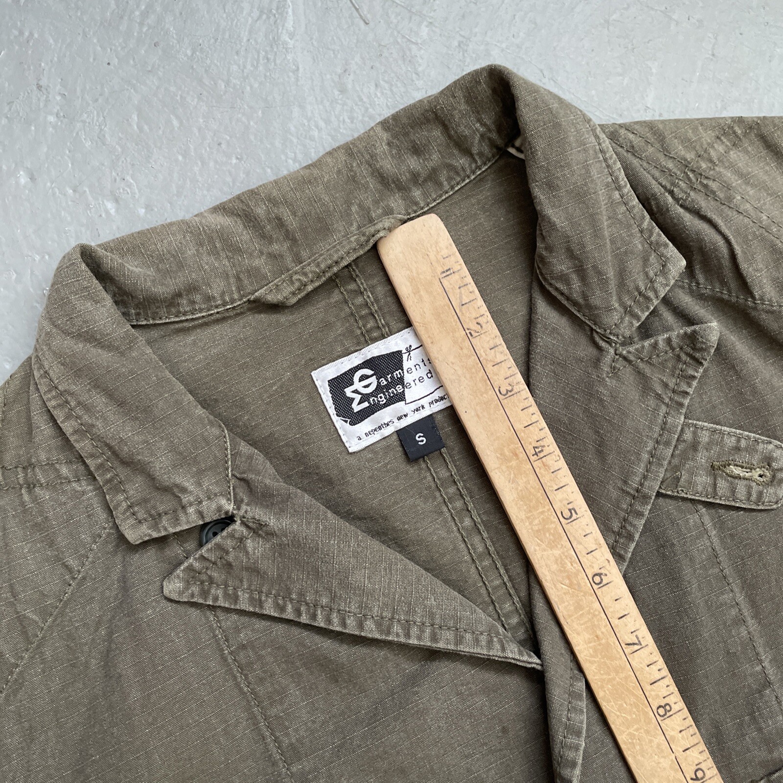 Engineered Garments Cotton Chore Work Military Bl… - image 4