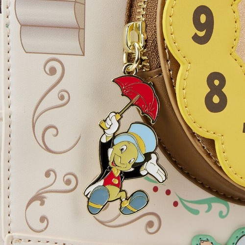 Loungefly WonderCon Exclusive Disney Pinocchio Cuckoo Clock Mini Backpack - New - Picture 6 of 8