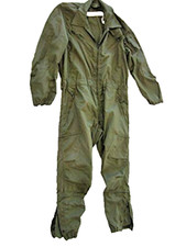 Olive Green Combat Vehicle Crewman's Coveralls / Size Medium Short