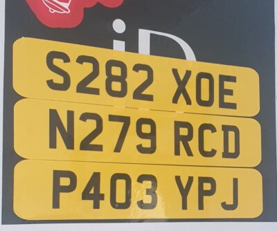 1x Nummernschild Aufkleber Vinyl gelb oder weiß NICHT BEDRUCKT! maßanfertigung auf Bestellung