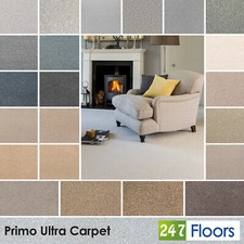 Primo Ultra Carpet by Cormar Hardwearing Twist Actionback Living Room 4m Wide