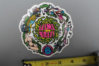 Santa Cruz Speed Wheels Slime Balls Clear OG Z86A Vintage