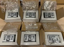 Nuvo NV-E6DKP-BTSL Essentia Silver Keypads x 6 W/Buttons NEW!