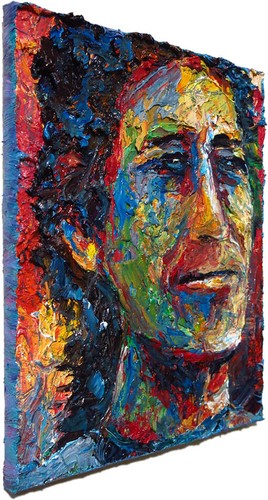 HUILE ORIGINALE█PEINTURE█VINTAGE█IMPRESSIONNISTE█FOLK█ART█ABSTRAIT EXTÉRIEUR MODERNE - Photo 2 sur 12