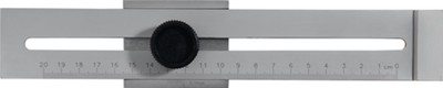 PROMAT  Streichmaß  250 mm mit flachem Schieber INOX