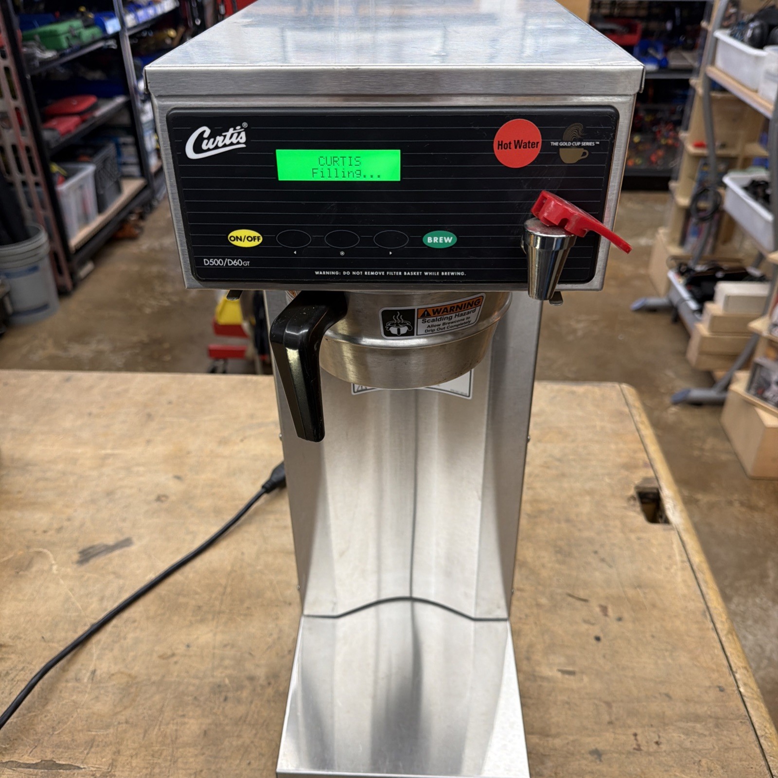 Curtis D500/D60gt Automatic Airpot Coffee Brewer With Digital Controls -120v