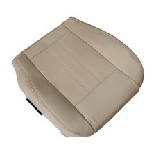 Driver or Passenger Bottom Perforated Leather Replacement Seat Cover Tan
