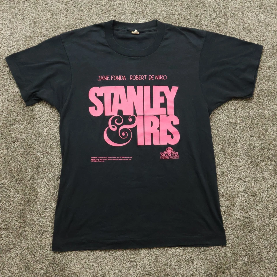 Camiseta Promocional Stanley & Iris 1990 Vintage Blockbuster Video MGM/UA Home Video Ra Foto 2 de 4