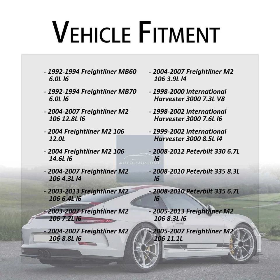 2x Rotor de freno trasero para International Harvester 2005-2009 4400LP 9,3 L Foto 2 de 4