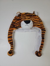 PLUSH Animal WINTER HAT CAT Tiger - One Size Fits All