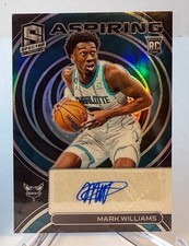 2022 Spectra Mark Williams Rookie Auto Aspiring #AA-MWL /99 Silver (RC)