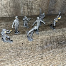 1/32 Original MARX German Infantry set Of 7 Plastic