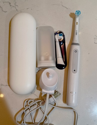 #ad Oral B iO Deep Clean Electric Powered Toothbrush With Accessories $25.00