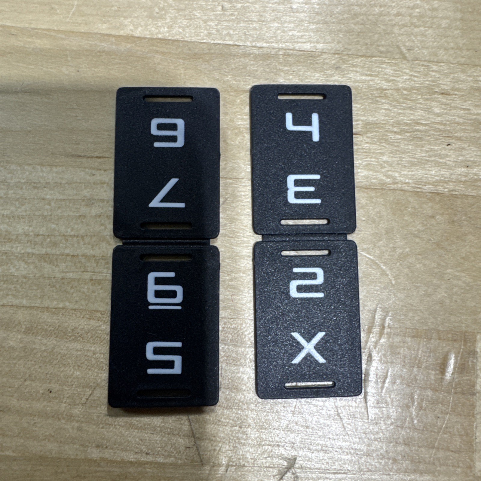 NEW OEM Taylormade Number Tag For Head Covers Wood Hybrid X 2 3 4 5 6 7 Tag