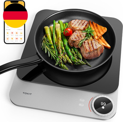 TOKIT Smart Induction Cooker Induktionskochfeld 2100W Einzel Induktionskochplatt