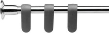 Croydex Fineline Rod Hooks - 12 Spare Grey Shower Rail Hooks